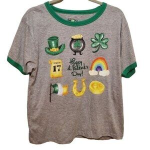 Girls XL St Patrick's Day Shirt Modern Lux